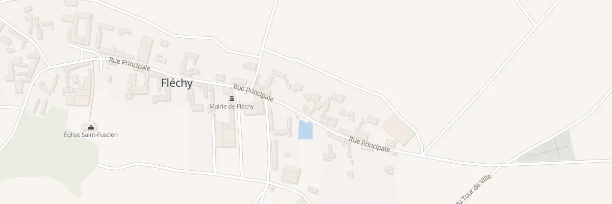 Plan du 13 Rue Principale à Fléchy