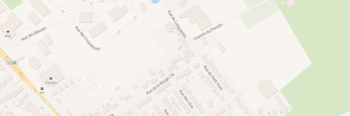 Plan du 43 Rue de la Rouge Clef à Saint-Martin-lez-Tatinghem