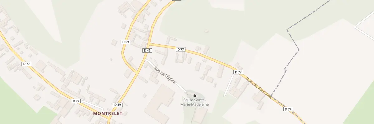 Plan du 8 Rue de Bonneville à Fieffes-Montrelet