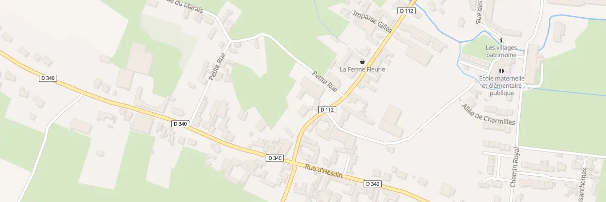 Plan du 5 Rue du Bourg à Boubers-sur-Canche