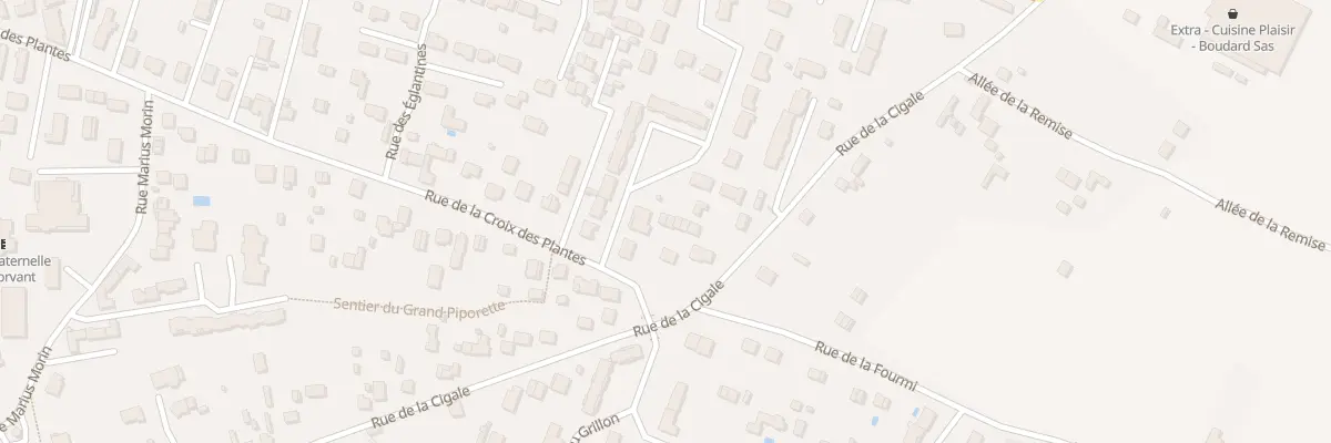 Plan du 61 Rue de la Croix des Plantes à Châteauneuf-sur-Loire