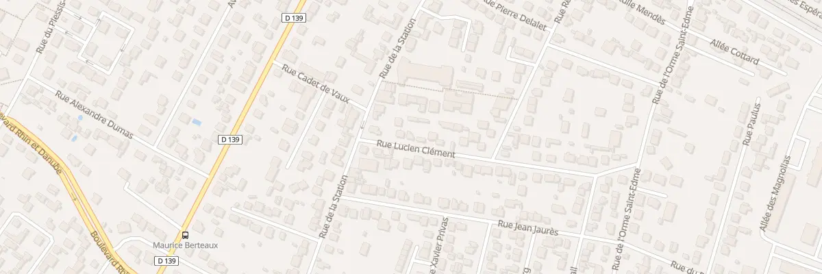 Plan du 3 Rue Lucien Clément à Franconville