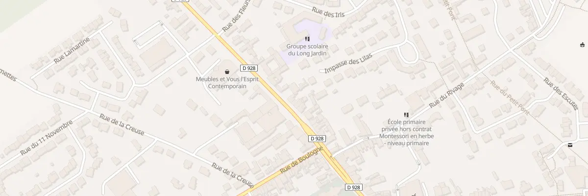 Plan du 48 Rue de Calais à Saint-Martin-lez-Tatinghem