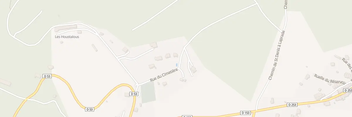 Plan du 2 Rue du Cimetière à Lacombe