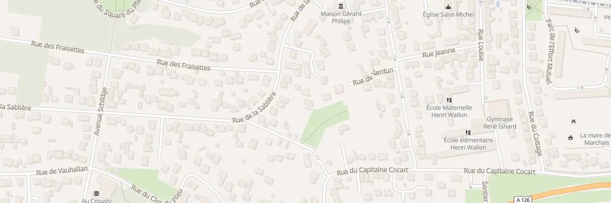 Plan du 25B Rue de la Sablière à Palaiseau