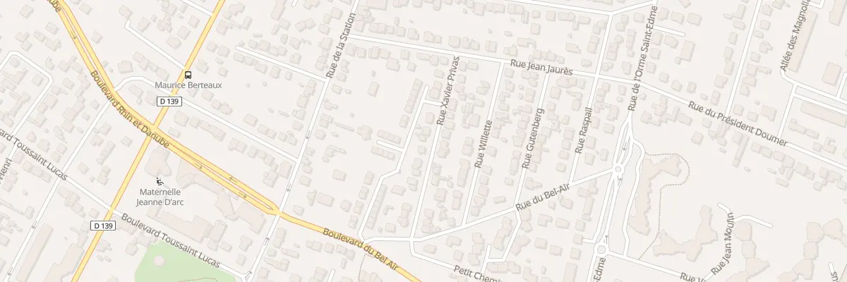Plan du 25 Rue Xavier Privas à Franconville