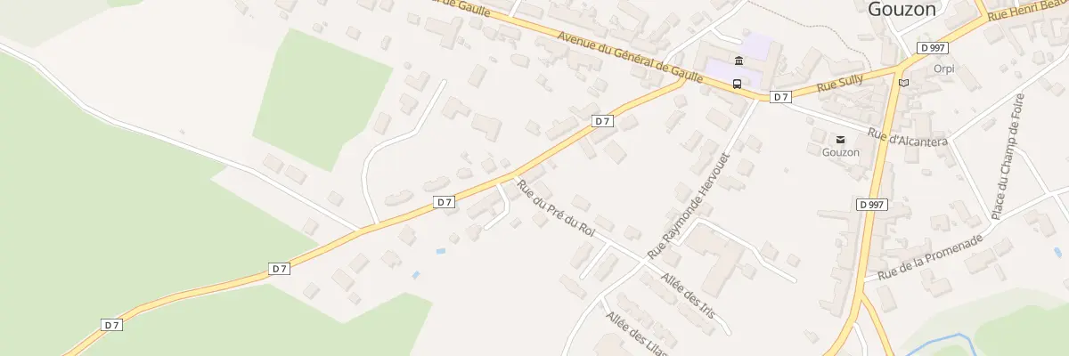 Plan du 11 Rue des Forges à Gouzon