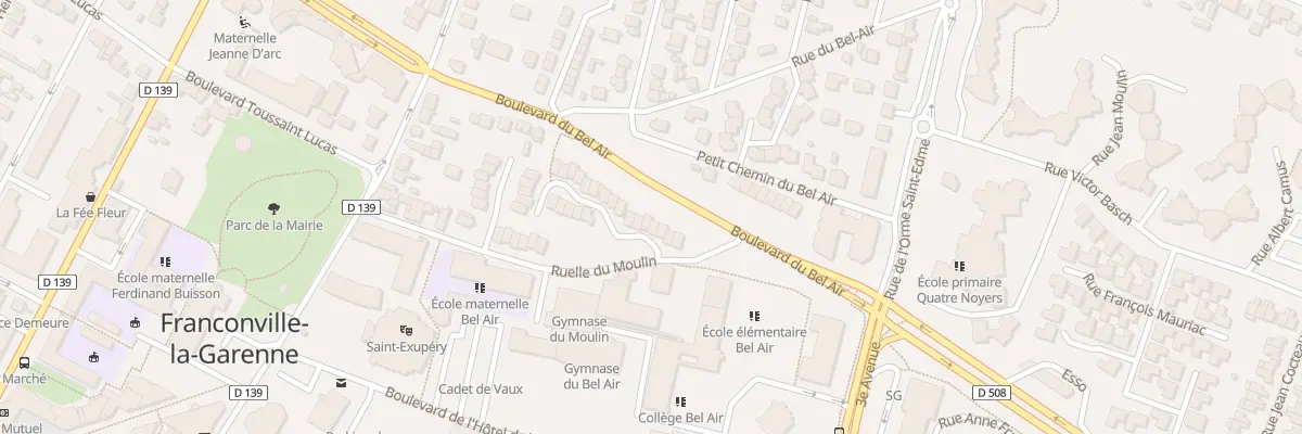 Plan du 9 Rue Jean Lurcat à Franconville