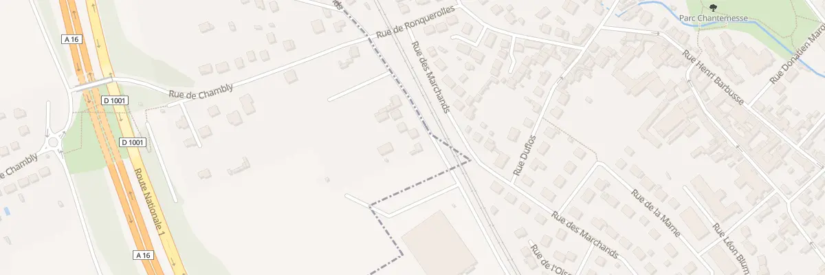 Plan du 126 Rue de la Gare à Ronquerolles