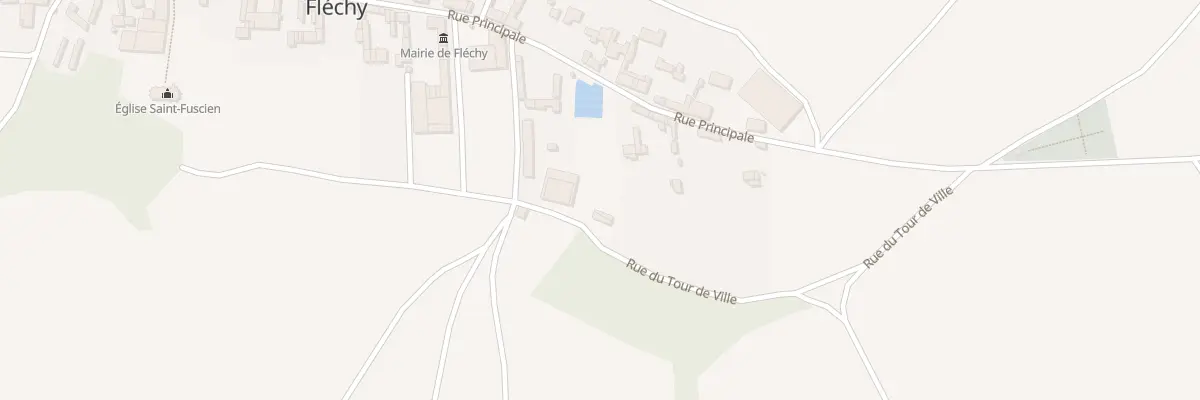 Plan du 9001 Rue du Tour de Ville à Fléchy