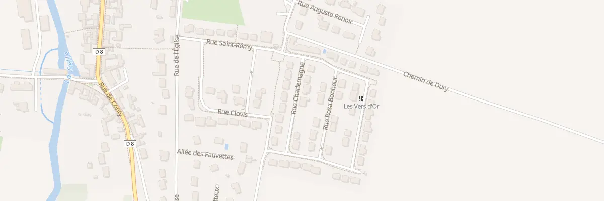 Plan du 9 Rue Charlemagne à Vers-sur-Selle