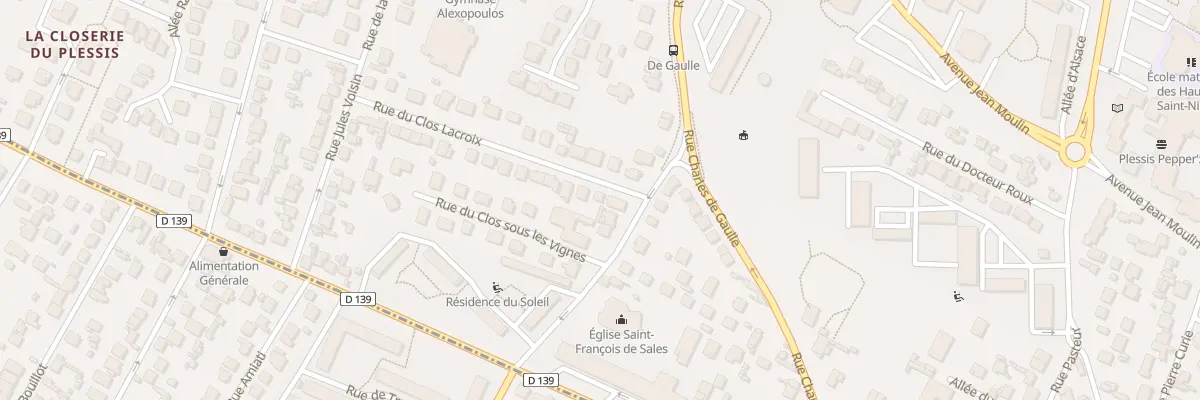 Plan du 3 Rue du Clos Lacroix au Plessis-Bouchard