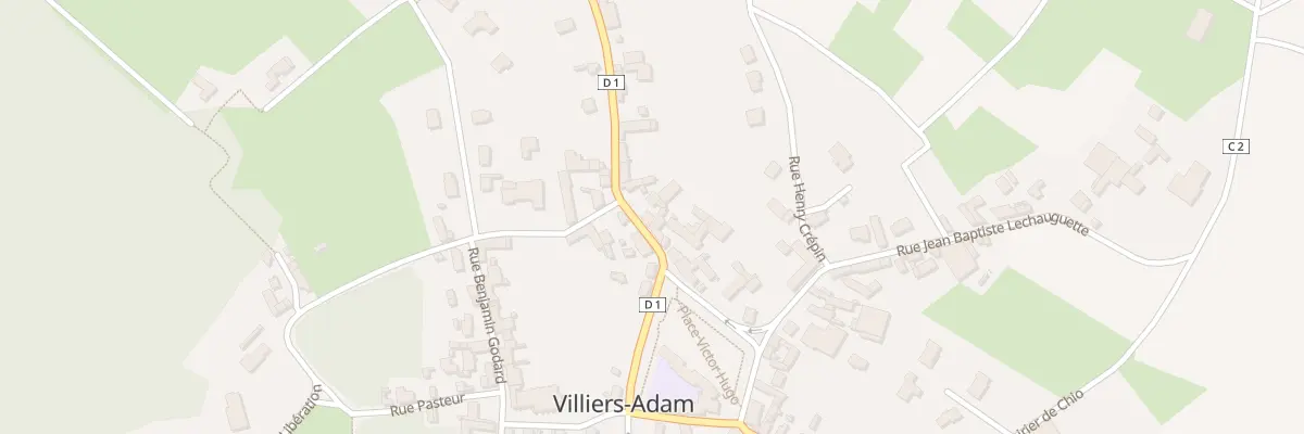 Plan du 15 Rue Rene Patouillard Demoriane à Villiers-Adam
