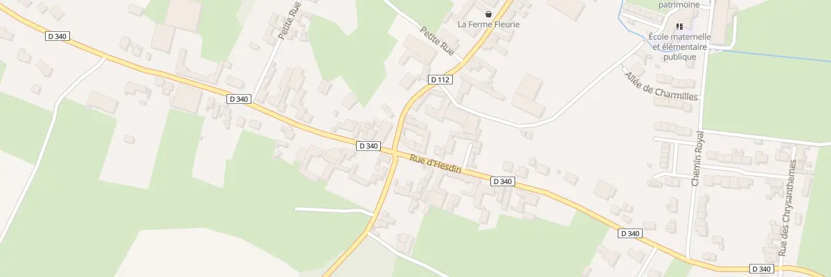 Plan du 2 Rue de Frévent à Boubers-sur-Canche