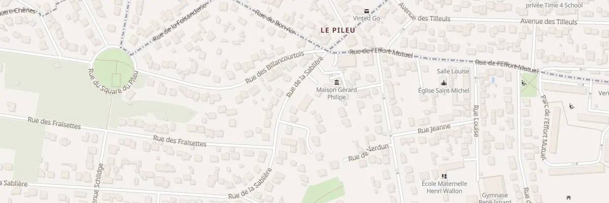 Plan du 13 Rue de la Sablière à Palaiseau