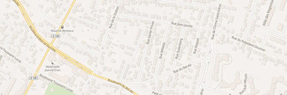 Plan du 27 Rue Xavier Privas à Franconville