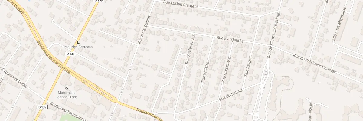 Plan du 29 Rue Xavier Privas à Franconville