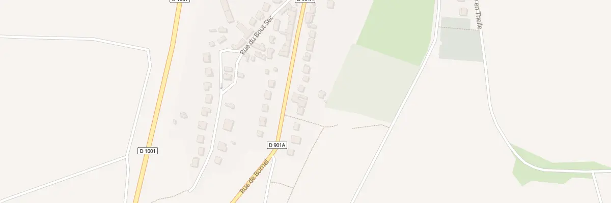 Plan du 6 Rue Grande Rue à Puiseux-le-Hauberger