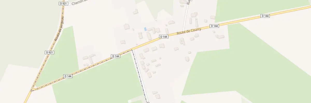 Plan du 69 Rte de Courcy à Vrigny