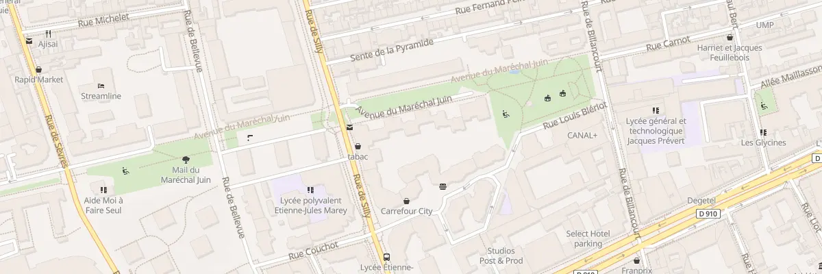 Plan du 147B Rue de Silly à Boulogne-Billancourt