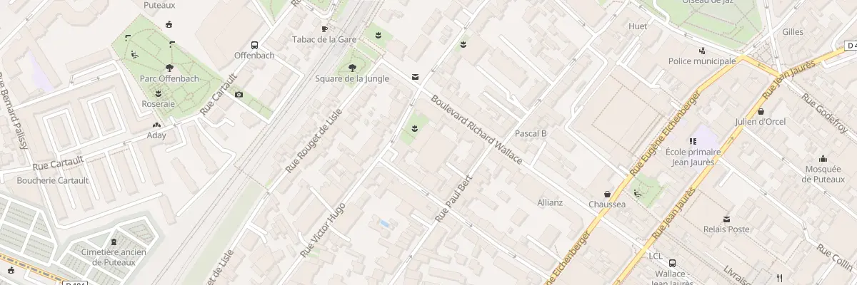 Plan du 44 Rue Victor Hugo à Puteaux