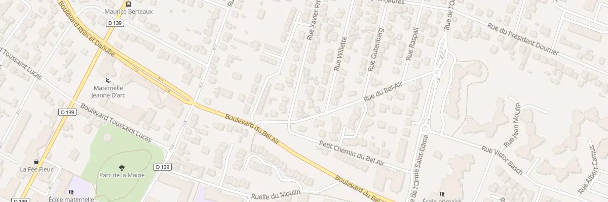Plan du 6 Rue Xavier Privas à Franconville