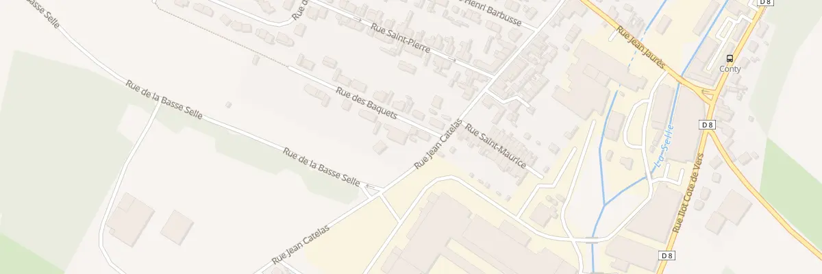 Plan du 1 Rue des Baquets à Saleux