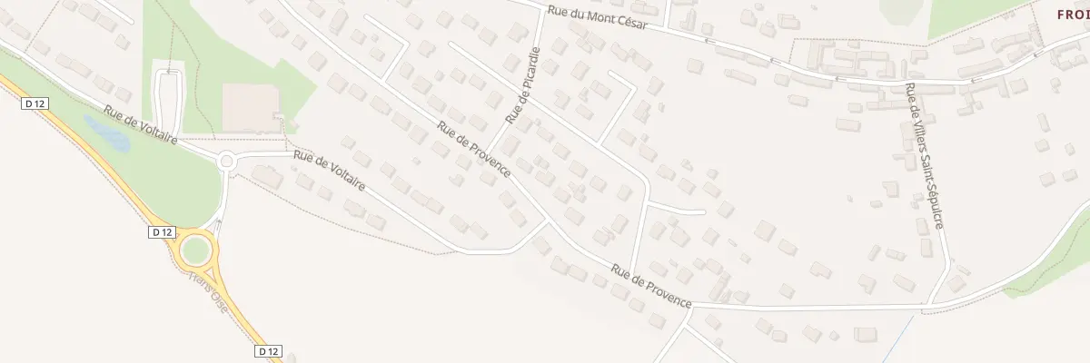 Plan du 10 Rue de Provence à Bailleul-sur-Thérain