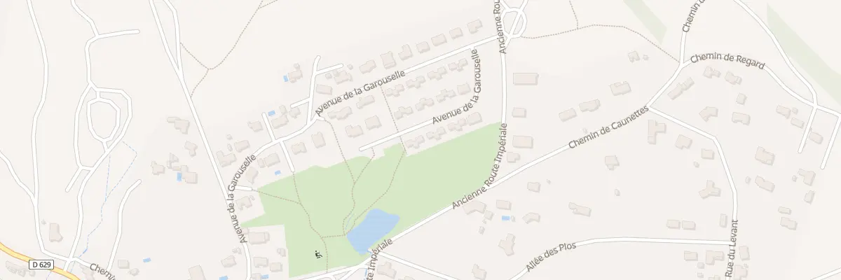 Plan du 50 Av de la Garouselle à Moussoulens