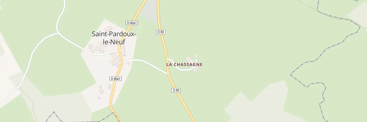 Plan du 5067 La Chassagne à Saint-Pardoux-le-Neuf