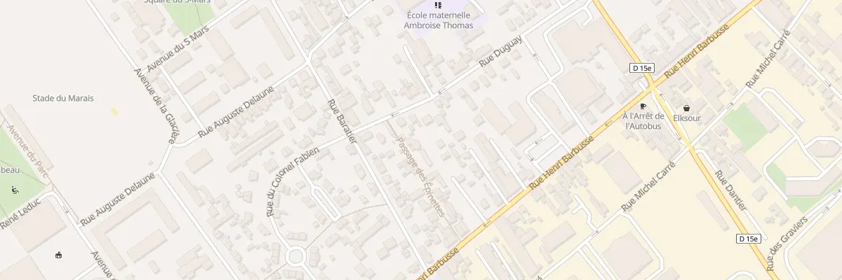 Plan du 89 Rue Duguay à Argenteuil