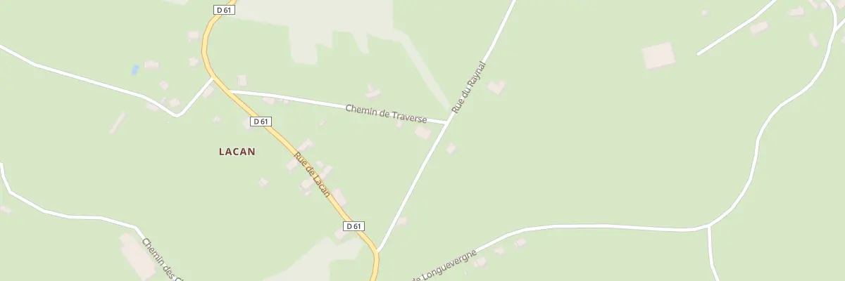 Plan du 6027 Lacan à Arnac