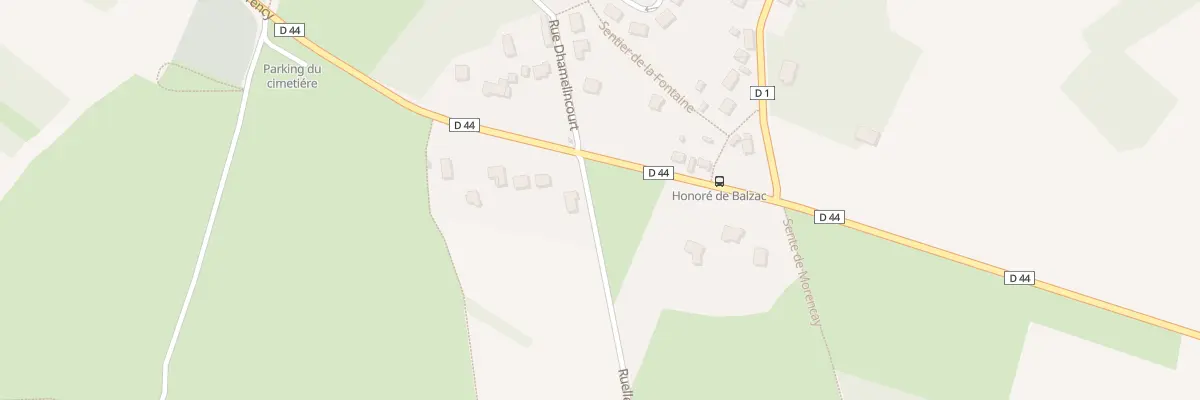 Plan du 7 Rue de Montmorency à Villiers-Adam