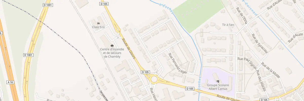 Plan du 1 Rue du Douanier Rousseau à Chambly