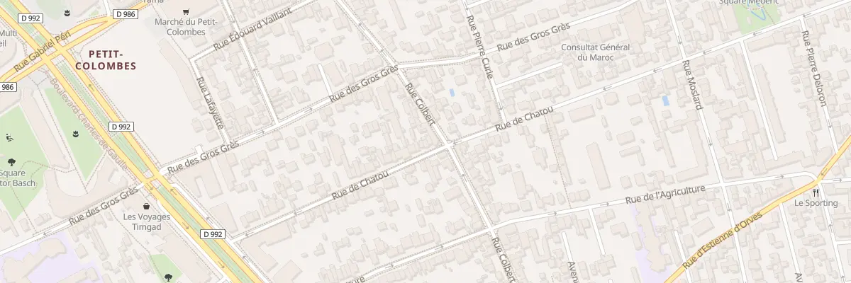 Plan du 120 Rue de Chatou à Colombes