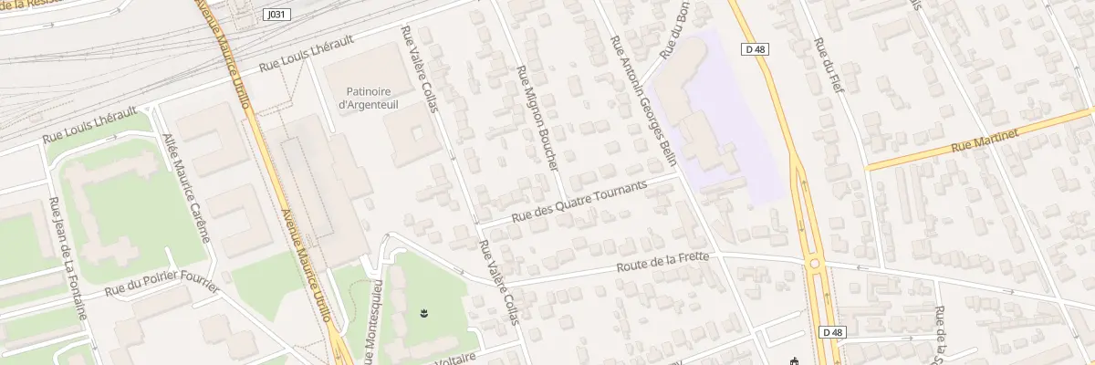 Plan du 1 Rue Mignon Boucher à Argenteuil