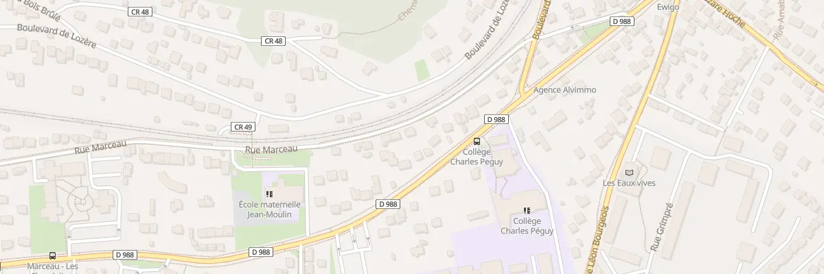 Plan du 27 Rue Marceau à Palaiseau