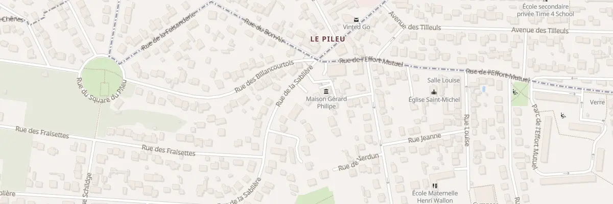 Plan du 11B Rue de la Sablière à Palaiseau