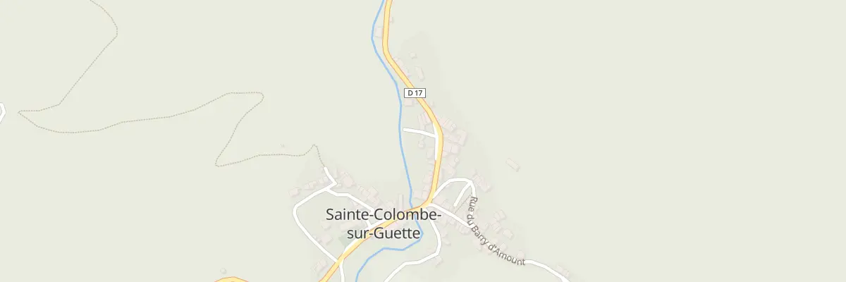 Plan du 58 Le Village à Sainte-Colombe-sur-Guette