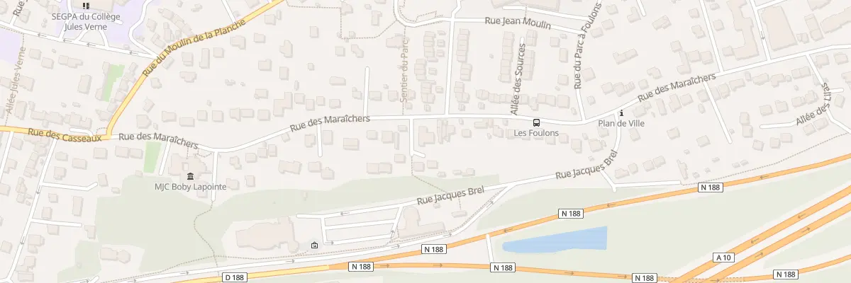 Plan du 34 Rue des Maraichers à Villebon-sur-Yvette