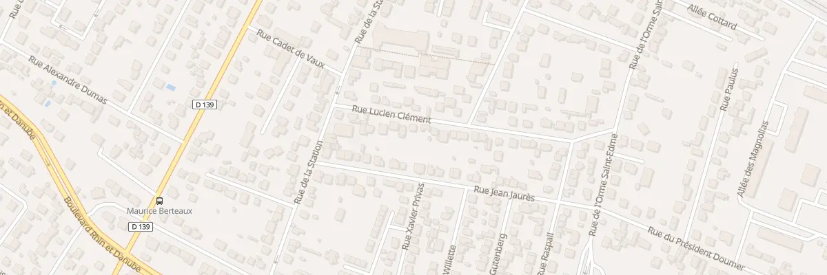 Plan du 12 Rue Lucien Clément à Franconville