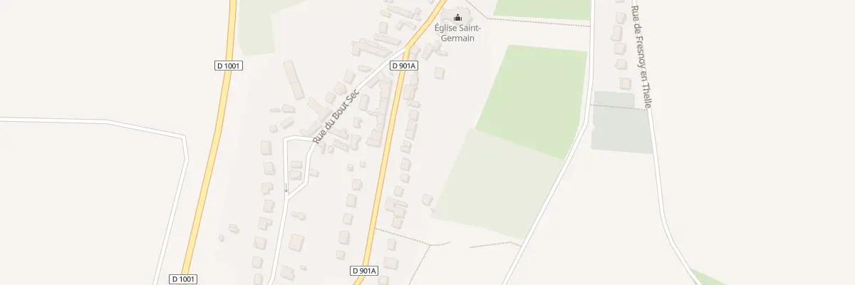 Plan du 12 Rue Grande Rue à Puiseux-le-Hauberger