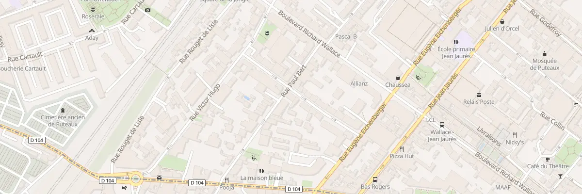Plan du 20B Rue Paul Bert à Puteaux
