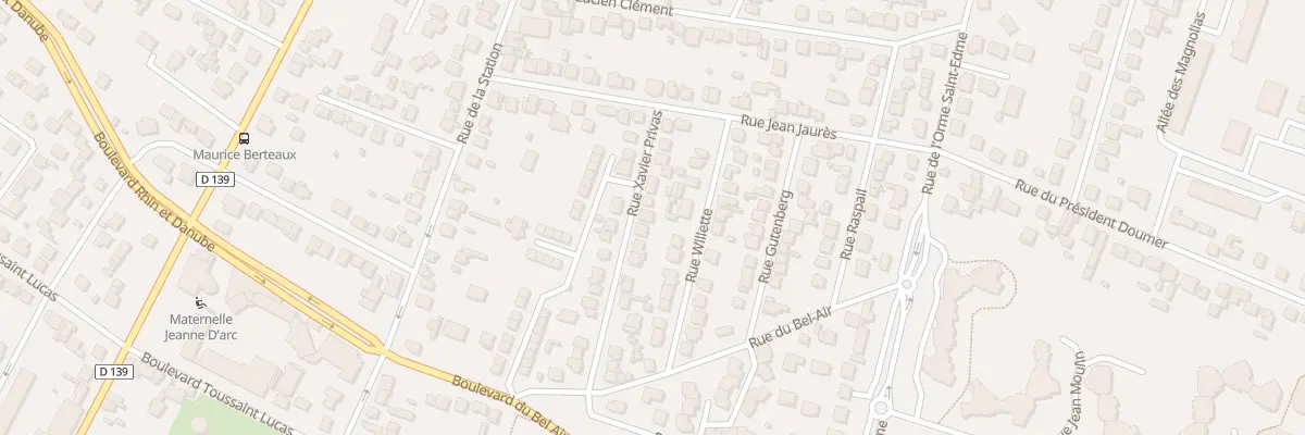 Plan du 24 Rue Xavier Privas à Franconville