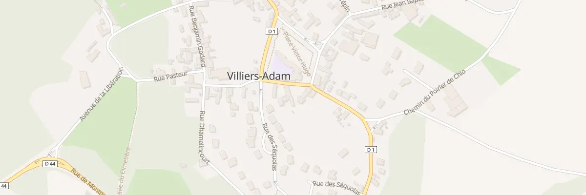 Plan du 6 Rue Aristide Briand à Villiers-Adam