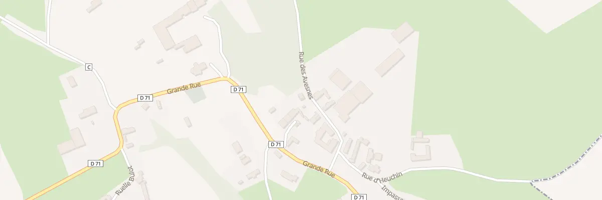 Plan du 121 Rue des Avesnes à Équirre