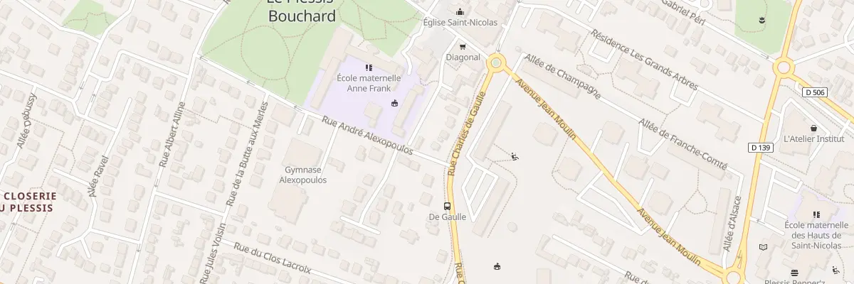 Plan du 37 Rue Charles de Gaulle au Plessis-Bouchard