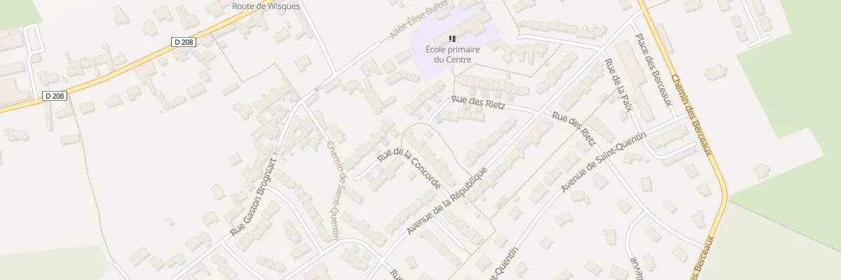 Plan du 7 Rue de la Concorde à Longuenesse