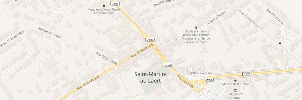 Plan du 17 Rue de Calais à Saint-Martin-lez-Tatinghem