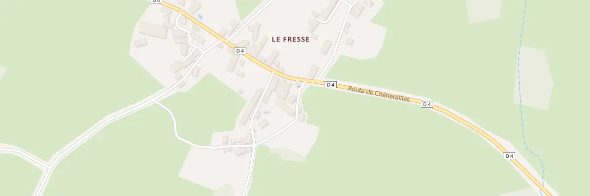 Plan du 1 Fresse à Peyrat-la-Nonière